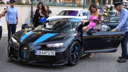 Girl Driving her $4 Million Bugatti Chiron Super Sport in Monaco !