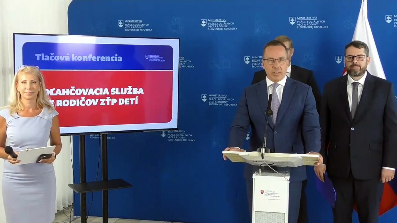 ZÁZNAM: MPSVR spustilo nový systém odľahčovacej služby pre rodičov znevýhodnených detí