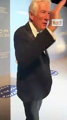 Richard Gere, son épouse Alejandra et son fils Homer sont à Venise