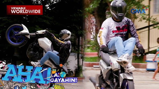 Binata sa Bulacan, buwis-buhay ang ginagawang motor stunts?! | AHA!
