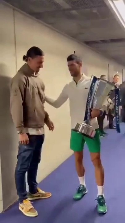 Zlatan Ibrahimović Meets Novak Djokovic!