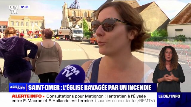 On ne sait pas où on va dormir ce soir : cette habitante de Saint-Omer témoigne après l'incendie de l'église de l'Immaculée-Conception