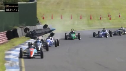 Victorian Formula Vee Championship 2024 Sandown 2 Race 1 Rowe Flip