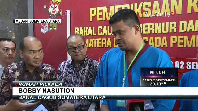 Hari Terakhir Tes Kesehatan Pilkada Serentak, Hasil Tes Cagub-Cawagub Diserahkan ke KPU