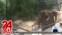Kalsada sa Brgy. Silangan, nauka dahil sa ragasa ng ilog; bawal munang daanan | 24 Oras
