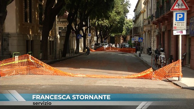 Via Giurba chiusa da oltre due mesi, cantiere tra domani e dopodomani