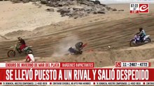 Escalofriante accidente de motos en el Enduro de Mar del Plata: hay varios heridos