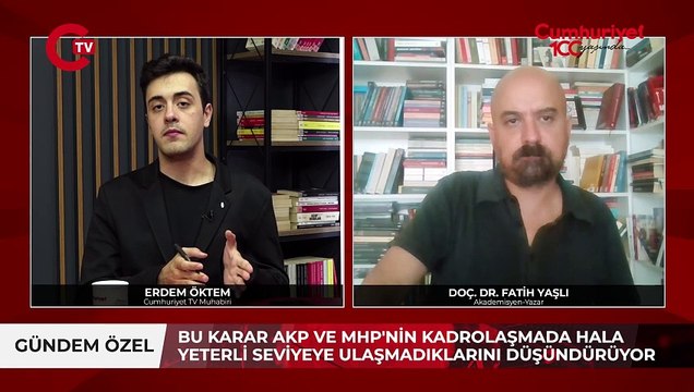Akp'li Cumhurbaşkanı Erdoğan yetkide sınır tanımıyor! Artık kritik noktalara atama yapabilecek. Fatih Yaşlı, Cumhuriyet TV'de anlattı.