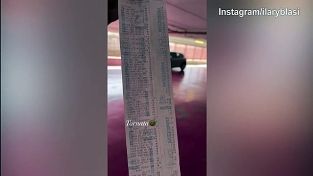 Lo scontrino da 600 euro di Ilary Blasi a pochi giorni dalla sentenza sul divorzio (e mantenimento) da Francesco Totti