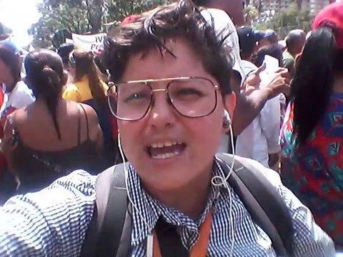 Marcha del pueblo venezolano desde la Plaza Morelos de Caracas en rechazo a la injerencia extranjera