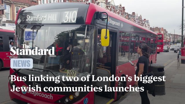 Bus linking two of London's biggest Jewish communities launches