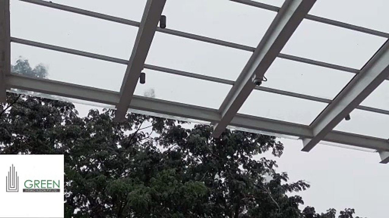 glass pergola