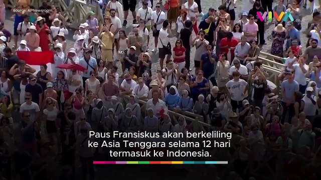 Paus Fransiskus Naik Pesawat Kelas Ekonomi, OTW ke Jakarta?