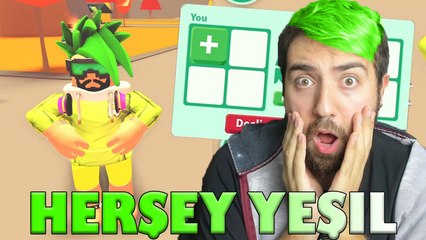  24 SAAT BOYUNCA HER ŞEY YEŞİL  | Roblox Adopt Me  | Roblox Türkçe