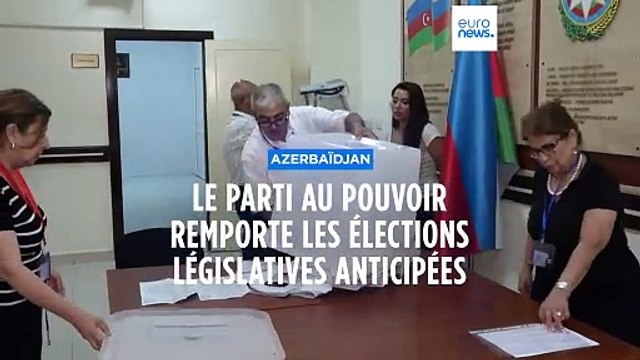 Azerbaïdjan : le parti au pouvoir remporte les législatives anticipées