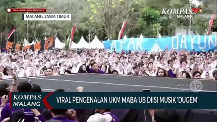 Viral Pengenalan UKM Maba di UB Malang Tampilkan Musik Dugem, Ini Kata Kampus