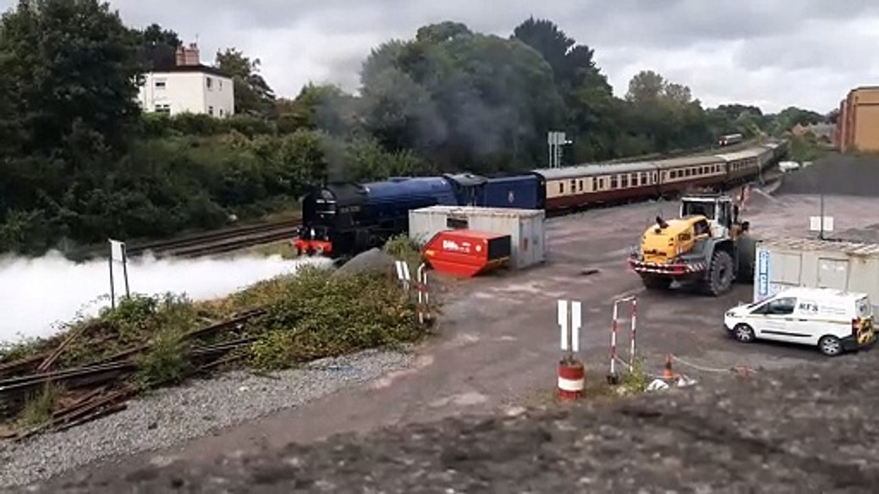 Historic steam engine Blue Peter visits Shropshire