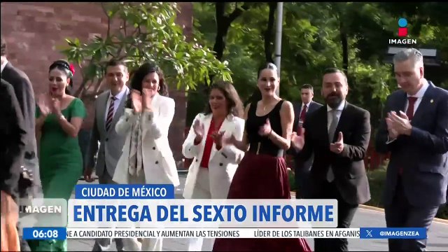 Luisa María Alcalde entrega el último y sexto informe de gobierno de López Obrador