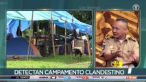 Senafront desmantela campamento clandestino que ofrecía servicios a migrantes