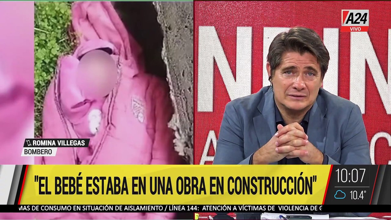 Encontraron un bebé recién nacido abandonado y con hipotermia en las calles de Esteban Echeverría