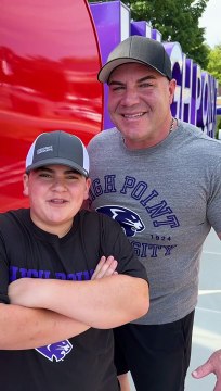 Bringing The BOOM! To HPU‼️ #college #father #son #family #fun #bigjustice #boom