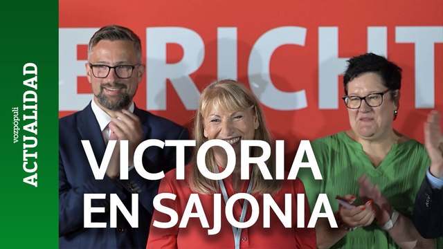 Fiesta electoral del Partido Socialdemócrata de Alemania (SPD) en Sajonia