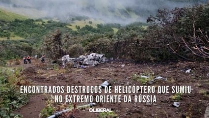 Encontrados destroços de helicóptero que sumiu no extremo oriente da Rússia