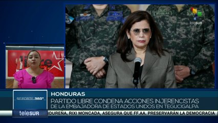 Partido libertad y refundación expresa su apoyo a la presidenta de Honduras