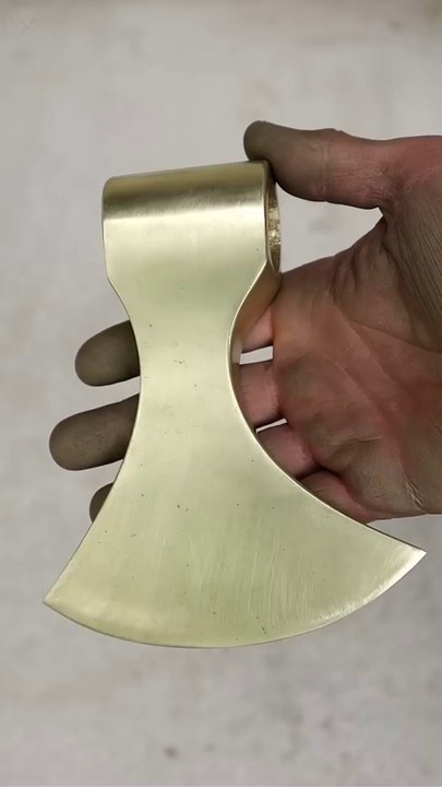 Casting Battle Axe with Copper Stamp
