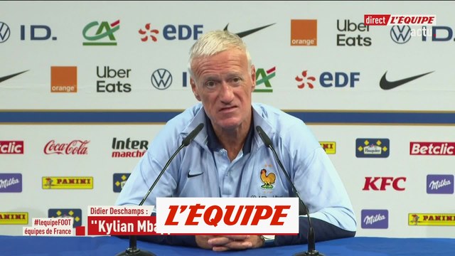 Deschamps : « Barcola est en pleine confiance » - Foot - L. des nations