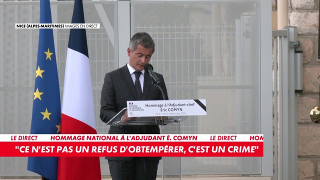 Gérald Darmanin : «Ce n’est pas un refus d’obtempérer, c’est un crime»