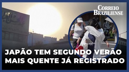 Japão tem temperaturas recordes pelo segundo ano seguido