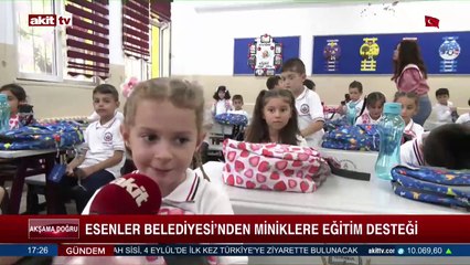 Esenler Belediyesi'nden miniklere eğitim desteği