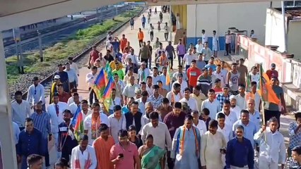 Vande Bharat Exp Ran -VNS started to stay at Parasnath in Giridih