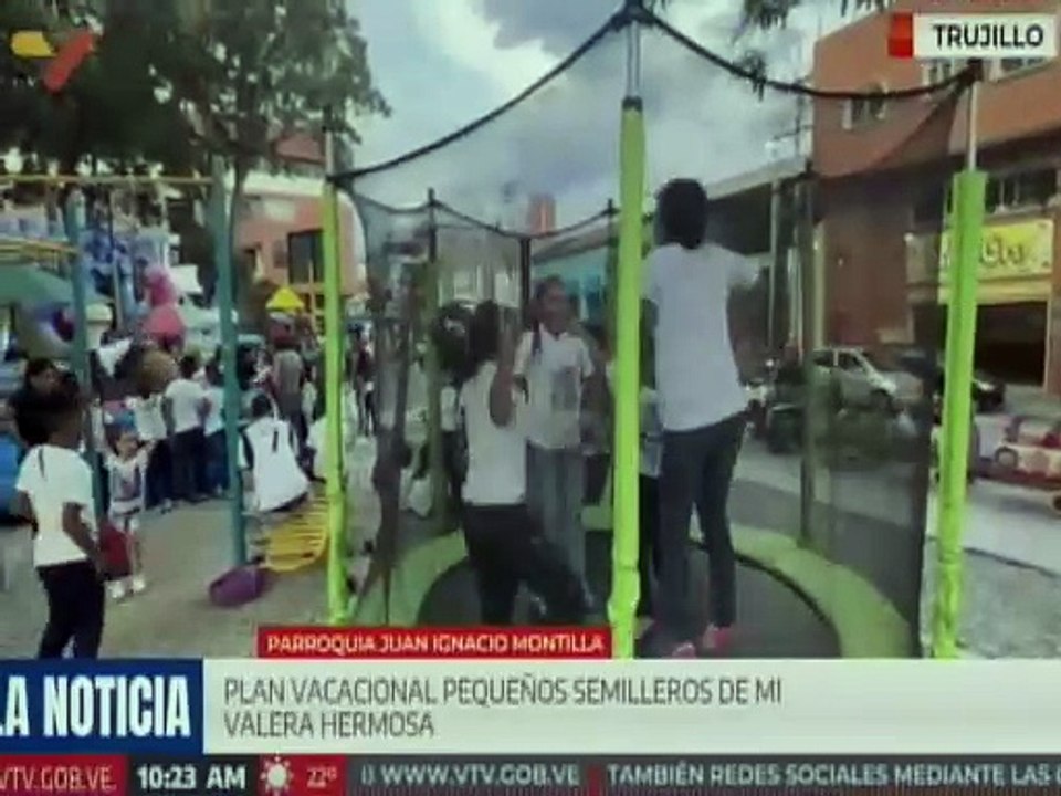 Trujillo I Niños del mcpio. Valera disfrutaron del Plan Vacacional Semilleros de mi Valera Hermosa