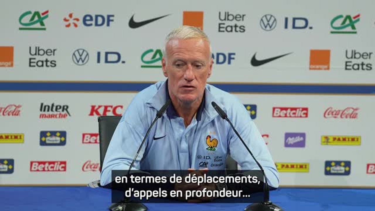 Bleus - Deschamps : "J'ai échangé avec Kylian et il est beaucoup mieux"