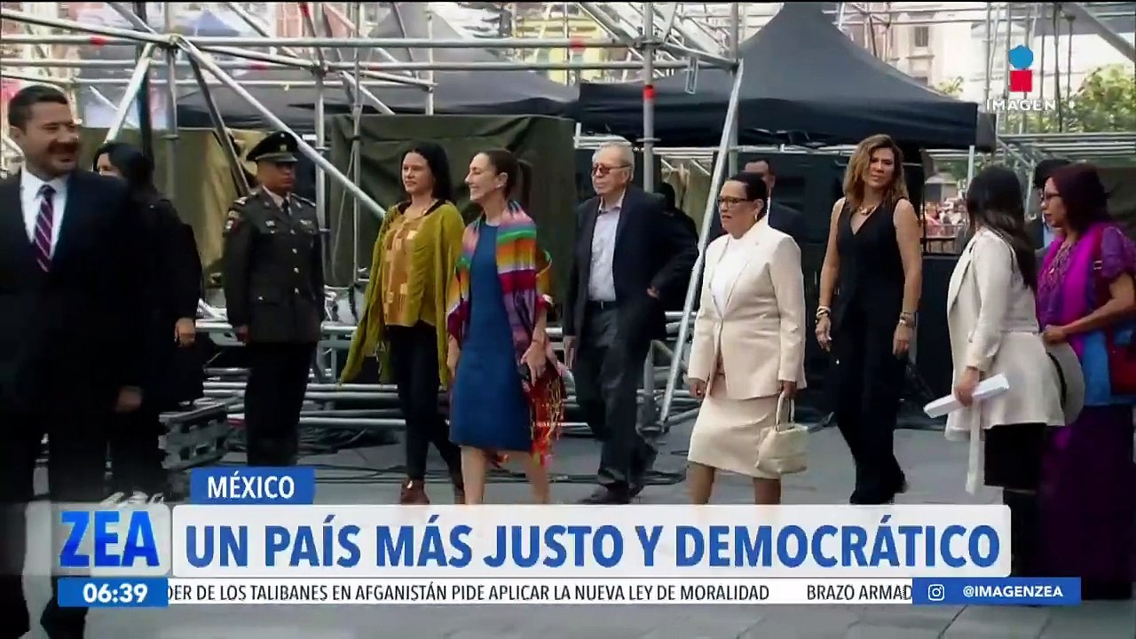 Rosa Icela Rodríguez destaca que López Obrador convirtió a México en un país más justo