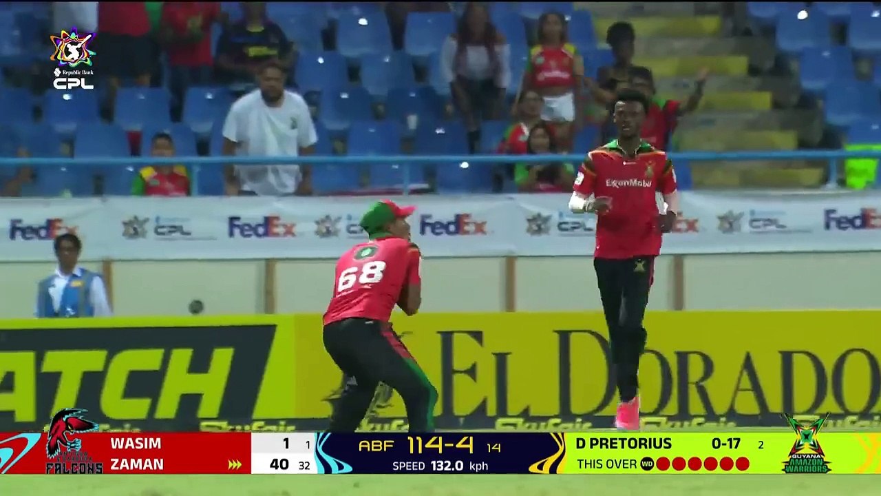 Highlights _ Antigua _ Barbuda Falcons vs Guyana Amazon Warriors _ CPL 2024D)