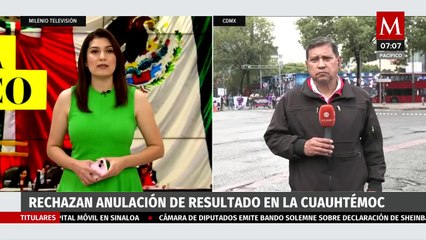 Para protestar por la anulación de resultados en Cuauhtémoc, Rojo de la Vega convoca marcha