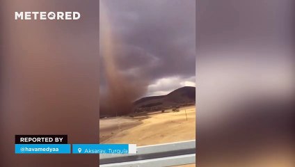 Impressive tornado in Aksaray, Turkey