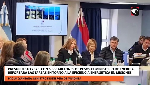 Presupuesto 2025: con 6.800 millones de pesos el ministerio de Energía, reforzará las tareas en torno a la eficiencia energética en Misiones