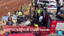 Informe desde Beirut: al menos dos muertos y ocho heridos en ataques israelíes en el Líbano