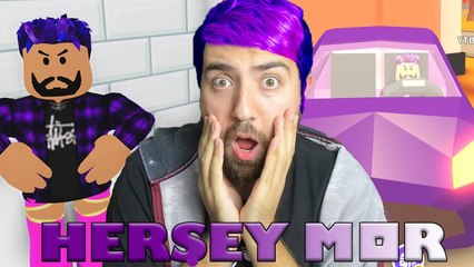  24 SAAT BOYUNCA HER ŞEY MOR  | Roblox Adopt Me  | Roblox Türkçe