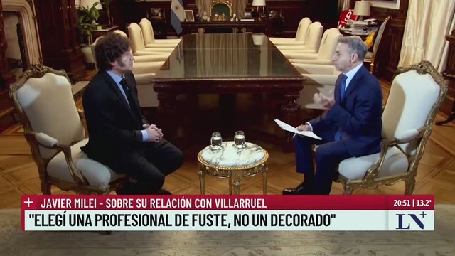 Milei aclaró el apartamiento de Arrieta y Paoltroni y apuntó a Villarruel sobre las próximas sesiones: Victoria no vota, su opinión es personal