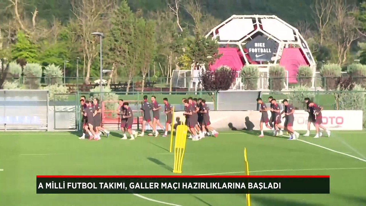 A Milli Futbol Takımı, Galler maçı hazırlıklarına başladı