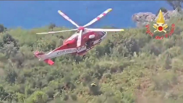 Escursionista percorre il sentiero del Tracciolino a Bagnara e si perde: salvato dai Vigili del fuoco