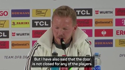 Télécharger la video: Door not closed for retired Germany players - Nagelsmann