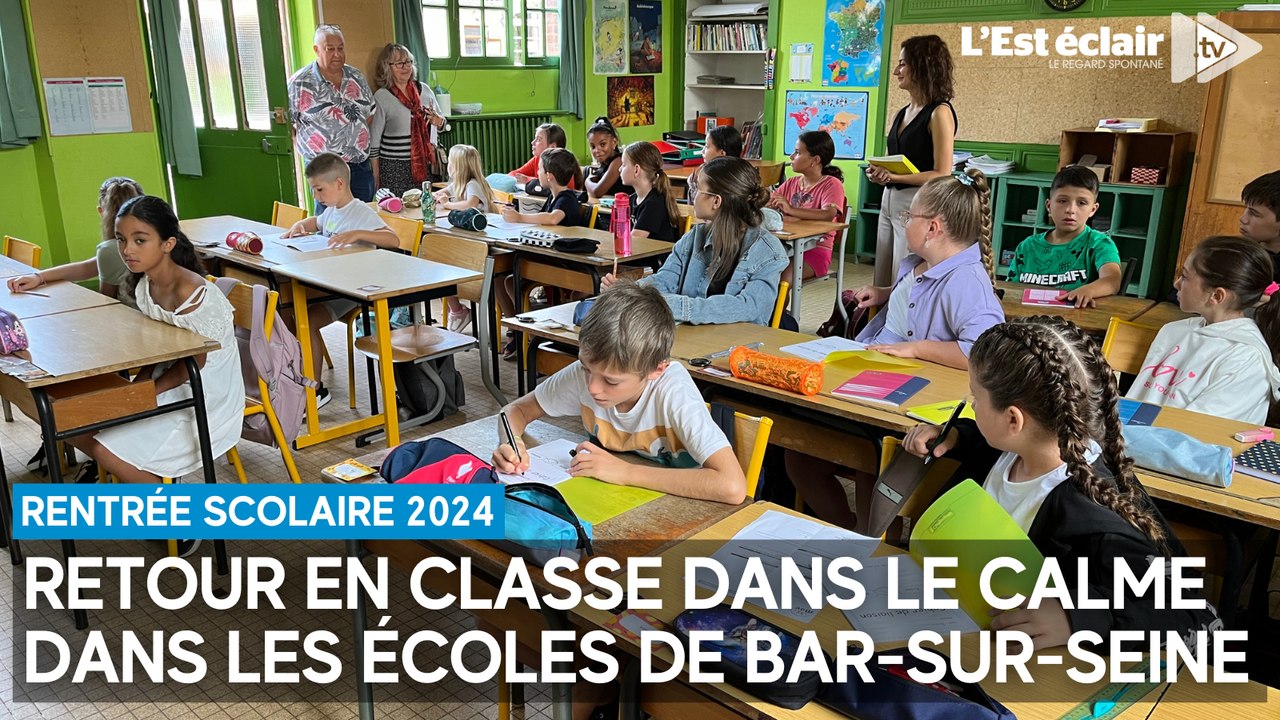 Retour en classe dans le calme pour les élèves de Bar-sur-Seine en cette rentrée scolaire 2024