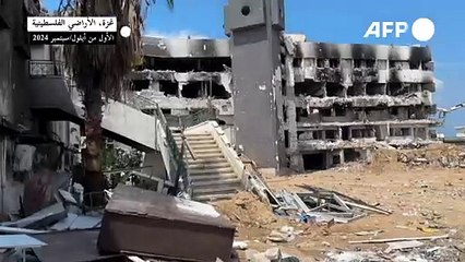 إعادة افتتاح قسم الطوارئ في مستشفى الشفاء في مدينة غزة