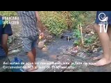 En Maracaibo: Así se surten de agua desde una cañada